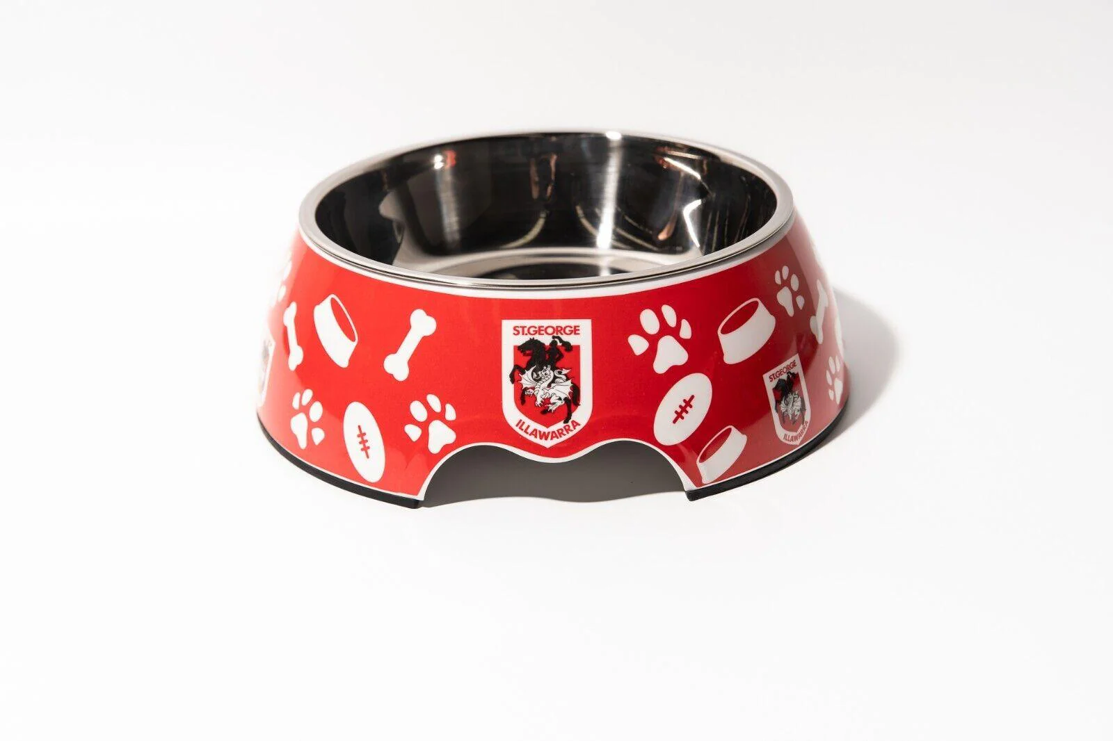 NRL Pet Bowl - St George Illawarra Dragons - Food Water - Dog Cat - Image 2