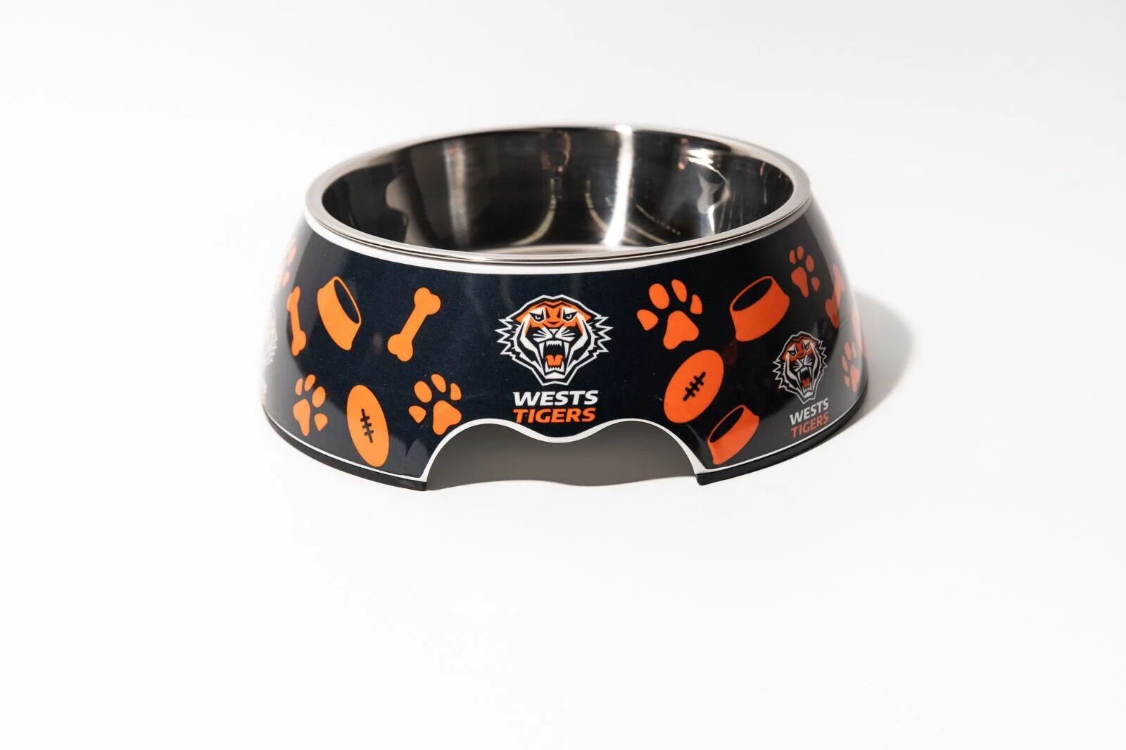 NRL Pet Bowl - West Tigers - Food Water - Dog Cat - Image 2