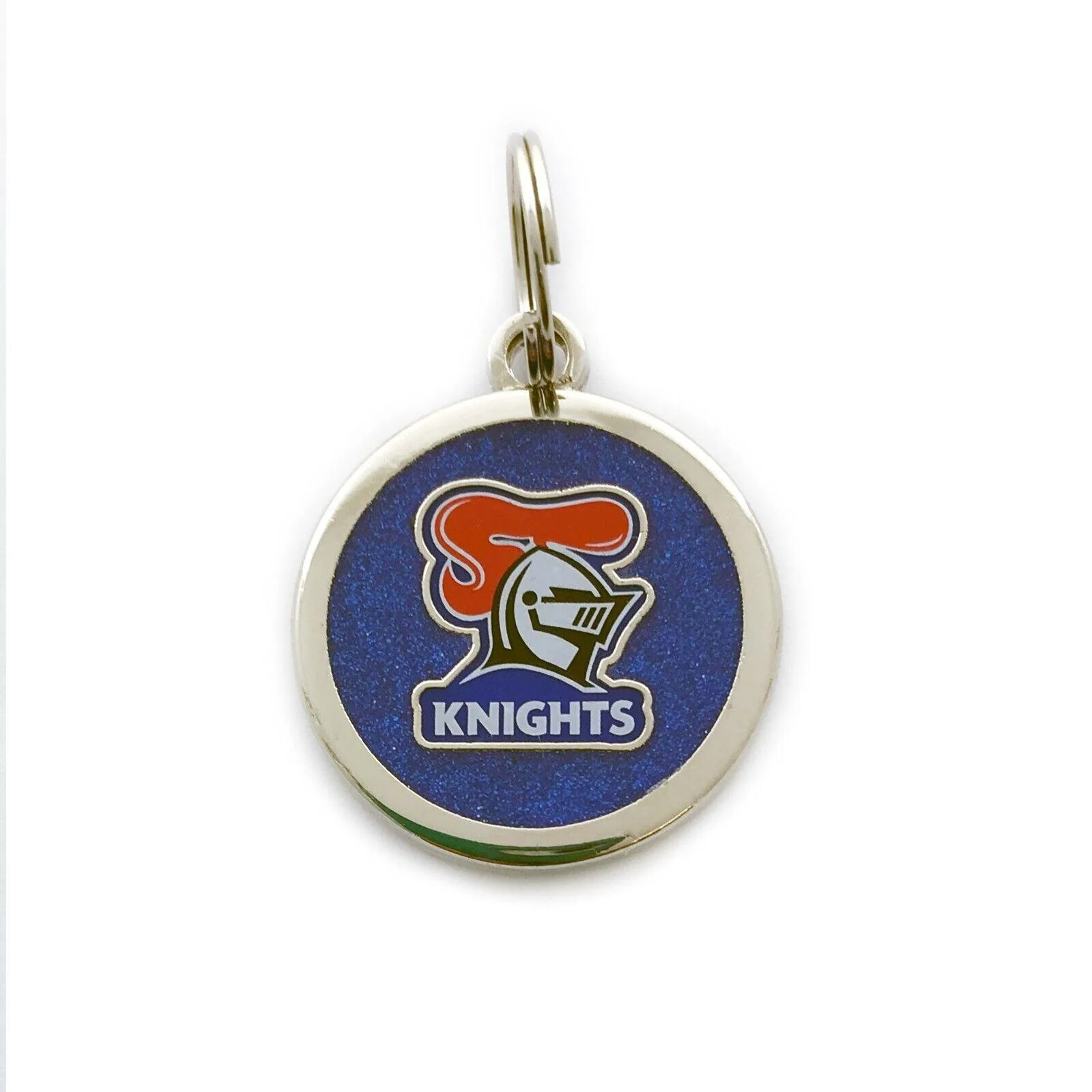 NRL Pet ID Tag - Newcastle Knights - Engravable - 25mm diameter - Image 2