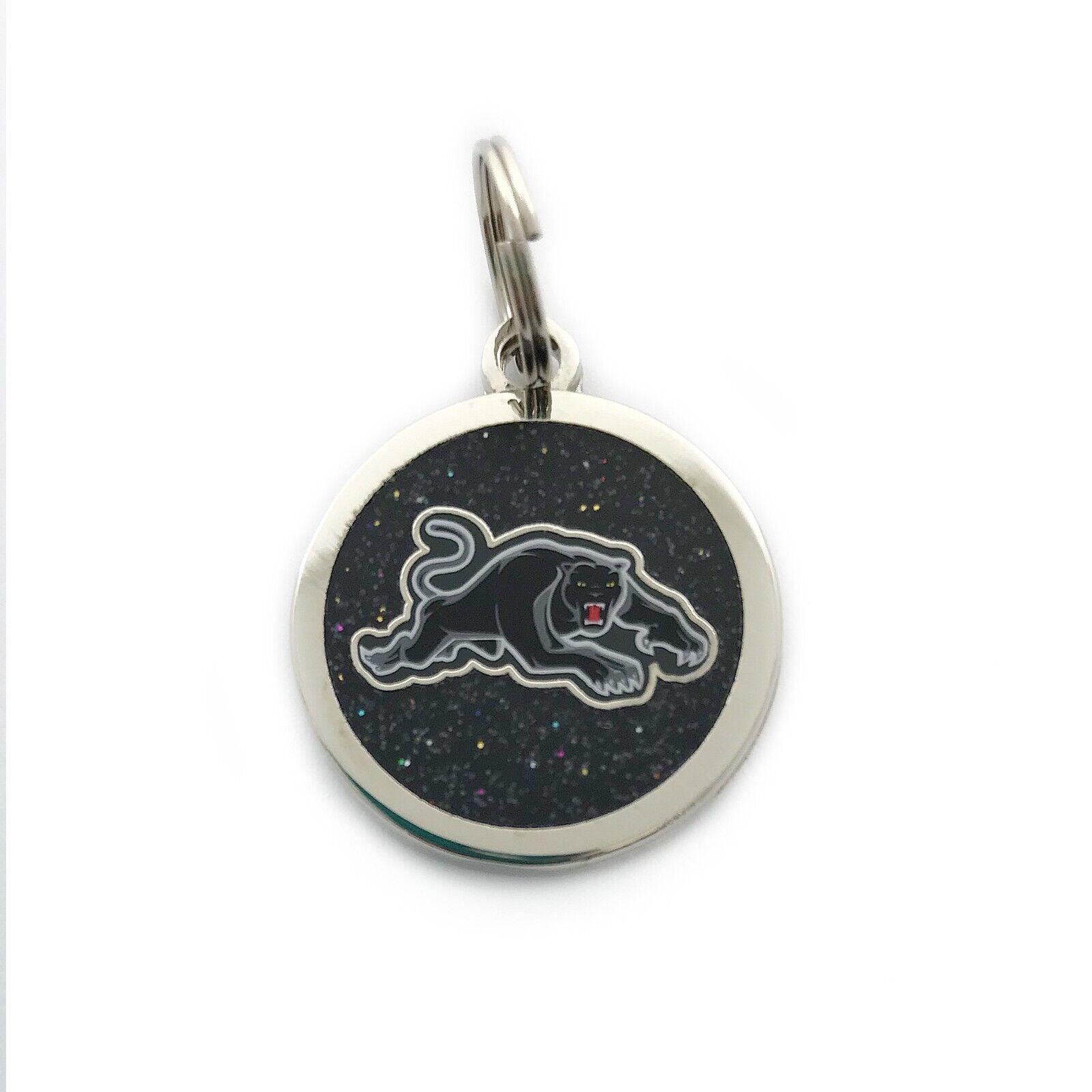 NRL Pet ID Tag - Penrith Panthers - Engravable - 25mm diameter - Image 2