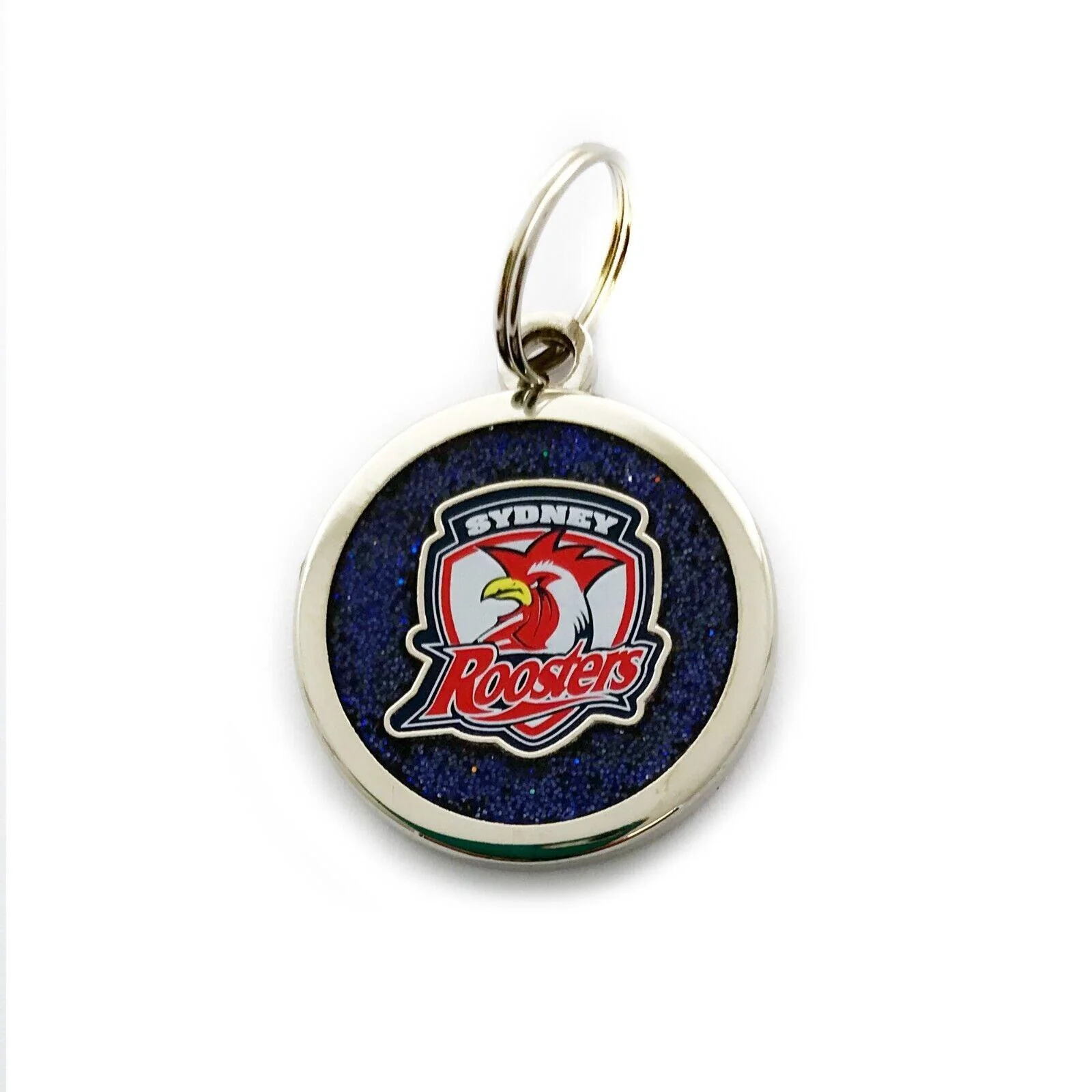 NRL Pet ID Tag - Sydney Roosters - Engravable - 25mm diameter - Image 2