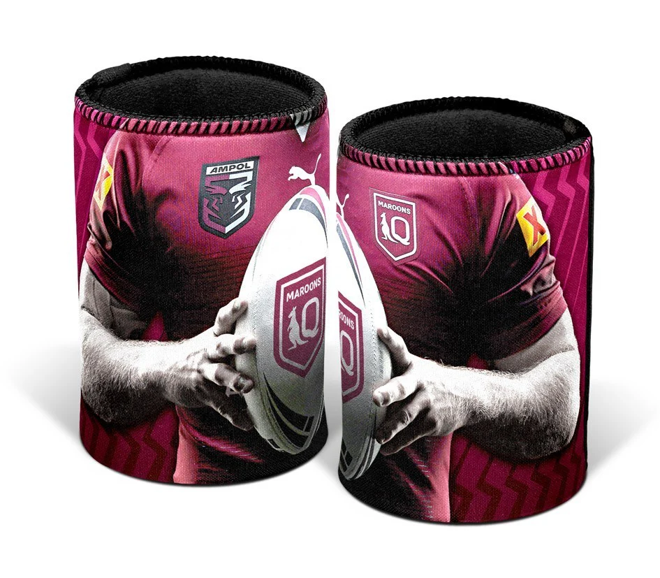 NRL Player Stubby Cooler - Queensland Maroons - QLD - Can - Origin