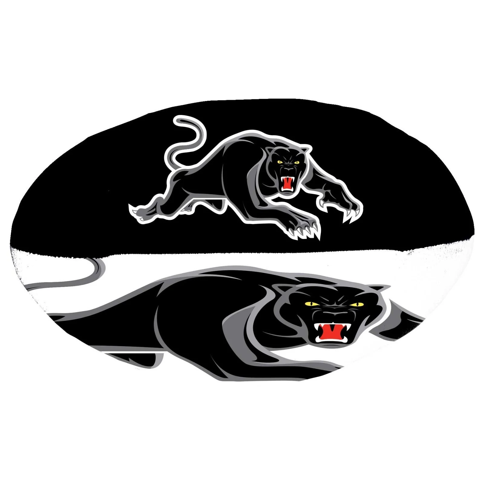NRL Plush Soft Football - Penrith Panthers - Ball - 12cm x 25cm - Image 2