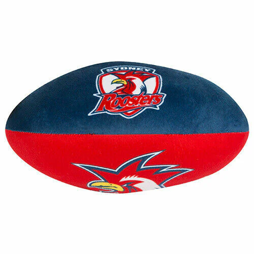 NRL Plush Soft Football - Sydney Roosters - Ball - 12cm x 25cm - Image 2