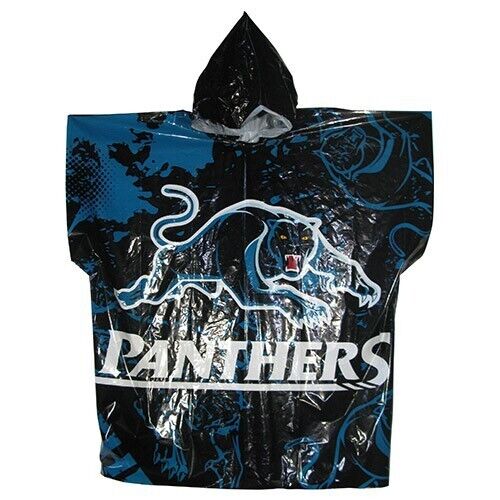 NRL Poncho - Penrith Panthers - Plastic Rain Coat - Rugby League - Image 2