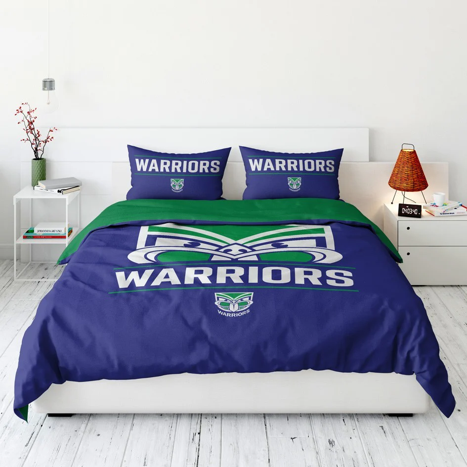 NRL Quilt Cover Set - New Zealand Warriors - Doona Cover - Pillowcases - Image 6
