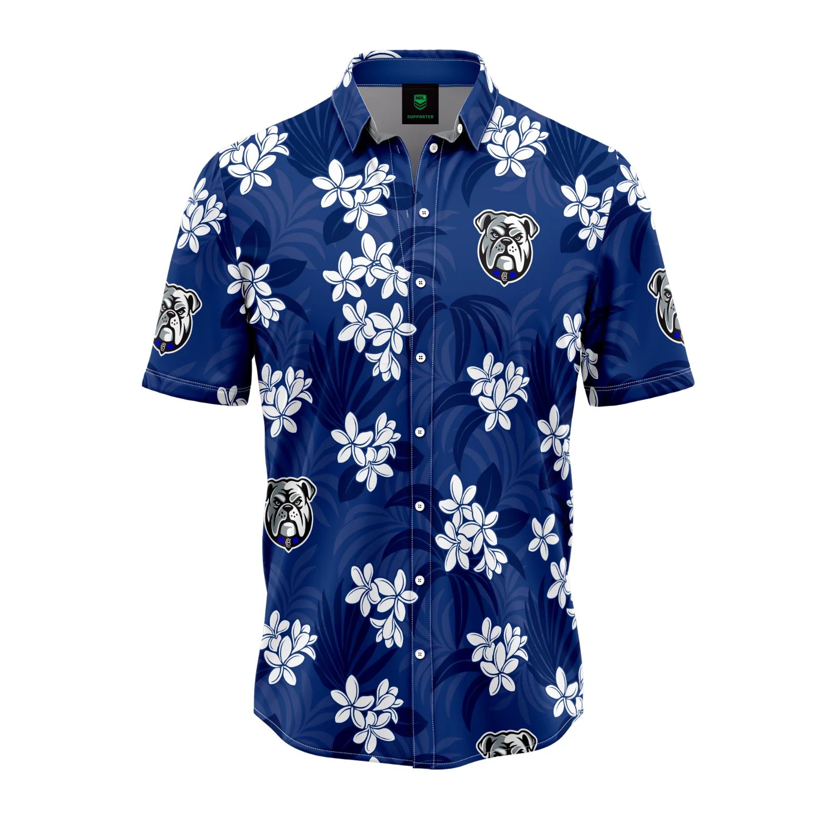 NRL 'Reef' Hawaiian Shirt - Canterbury Bulldogs - Adult - Mens