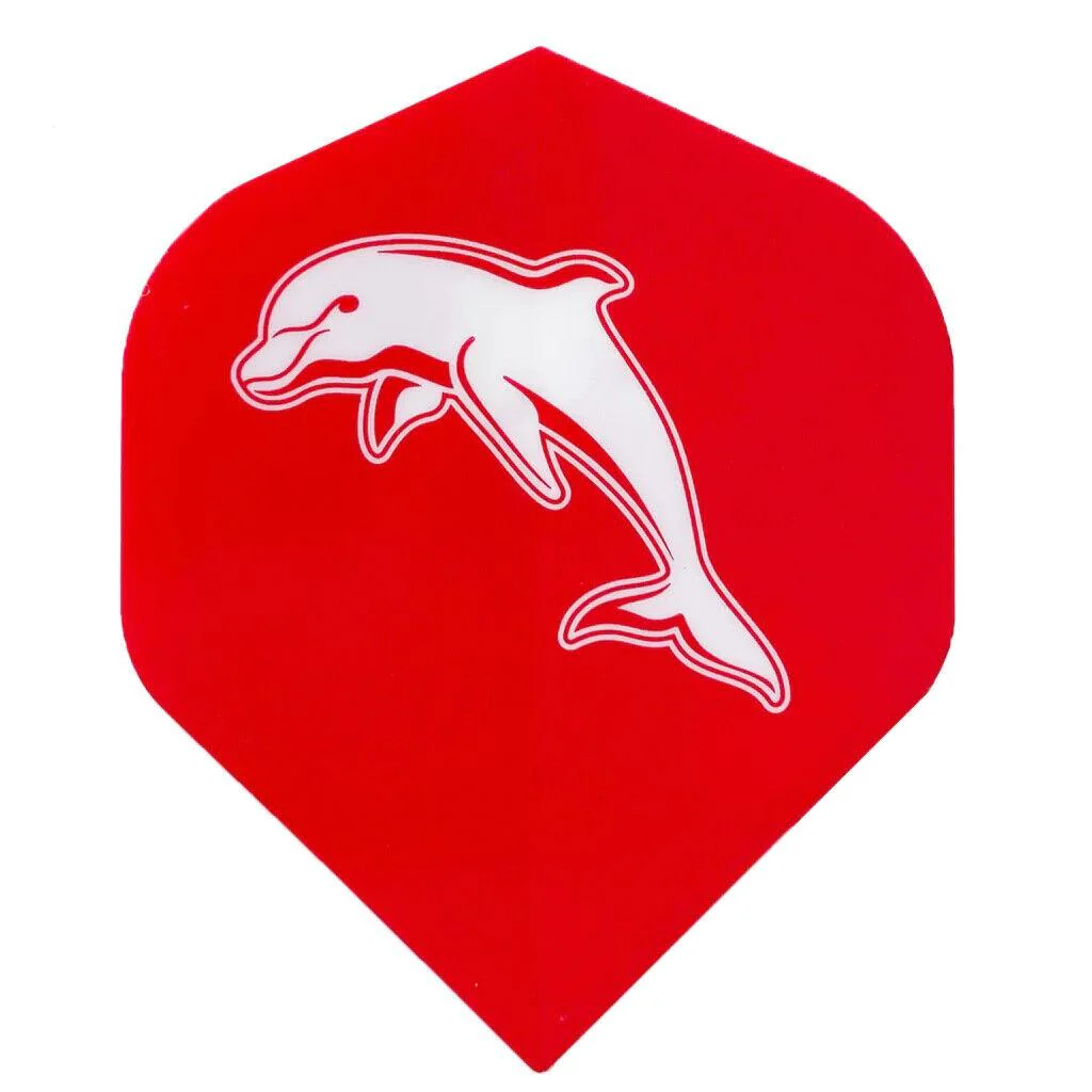 NRL Replacement Dart Flights - Set Of 3 - Dolphins - Darts - Image 2
