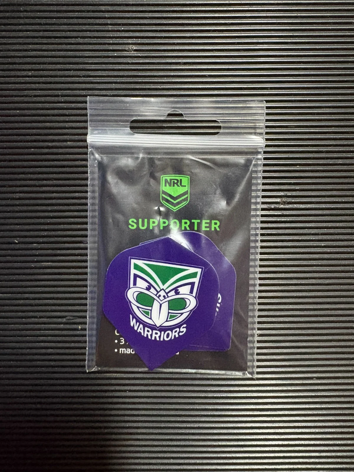 NRL Replacement Dart Flights Set Of 3 - New Zealand Warriors - Darts - Image 2