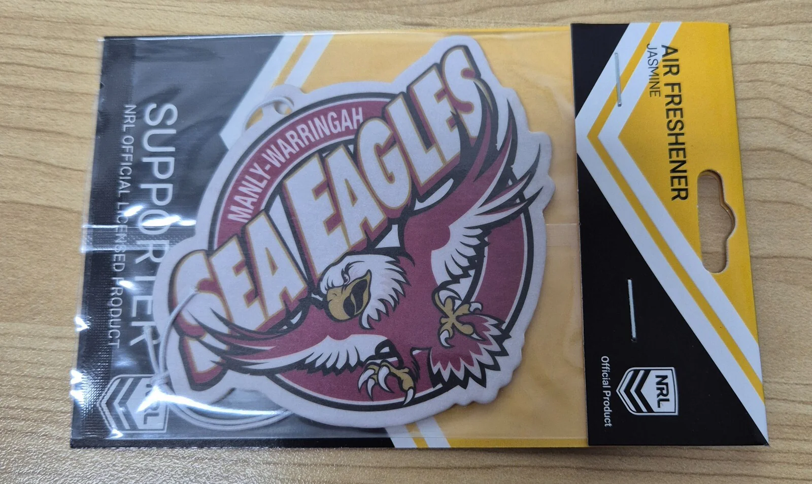 NRL Retro Car Air Freshener - Manly Sea Eagles - Rugby League - Image 2
