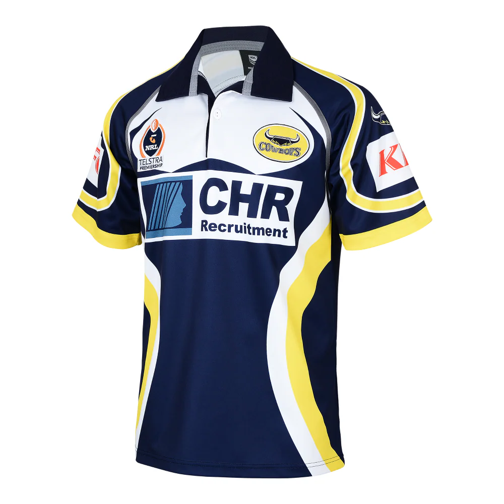 NRL Retro Heritage Jersey - 2002 North Queensland Cowboys  - QLD