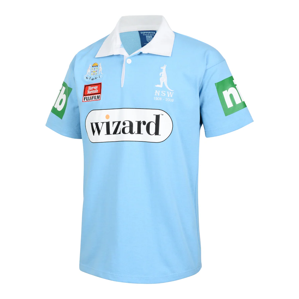 NRL Retro Heritage Jersey - NSW Blues 2008 - State of Origin - New South Wales