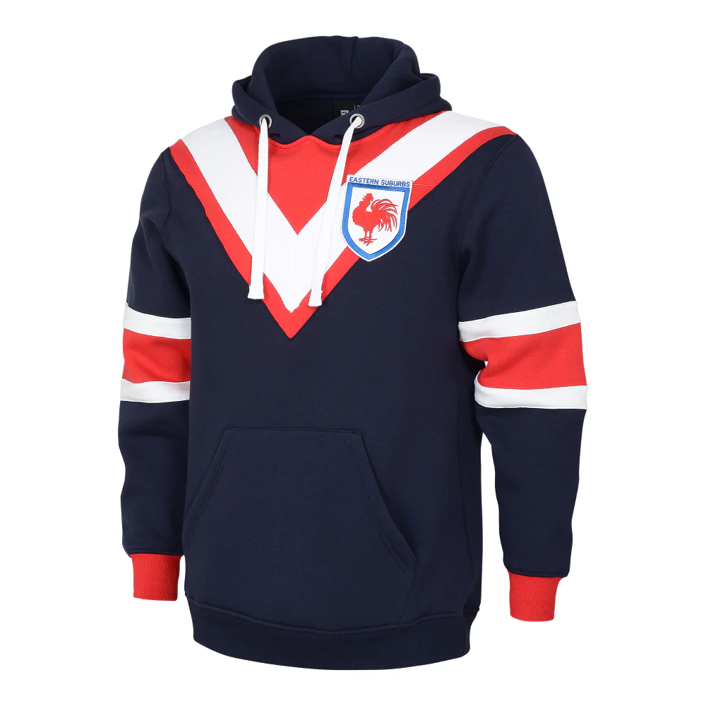 NRL Retro Hoodie - Sydney Roosters - Adult - Mens - Pullover
