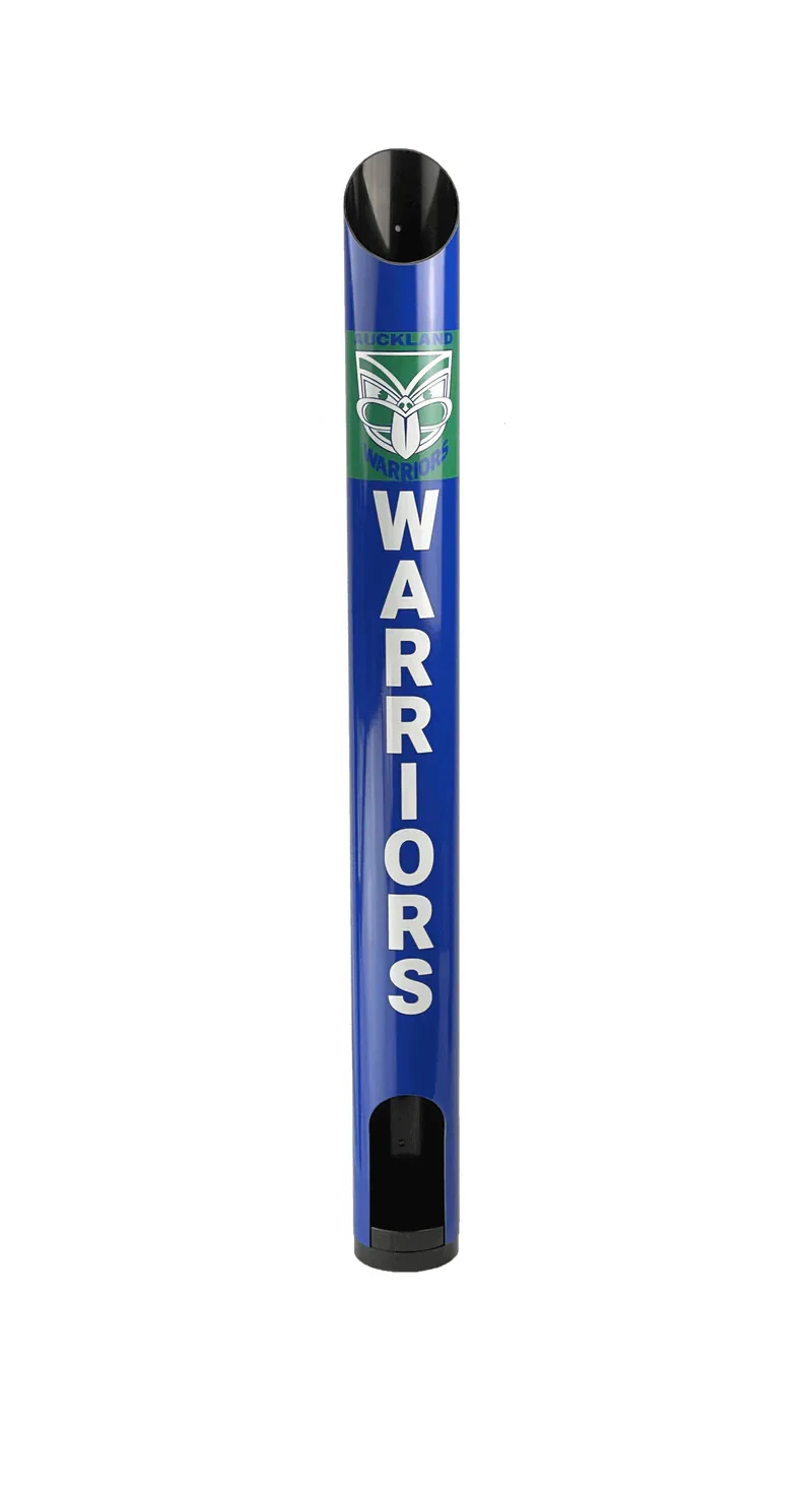 NRL Retro Stubby Cooler Dispenser - Auckland Warriors - Fits 8 Coolers - Image 2