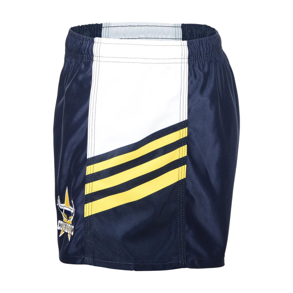 NRL Retro Supporter Shorts - North Queensland Cowboys 2015 - Adult - Mens - Image 2