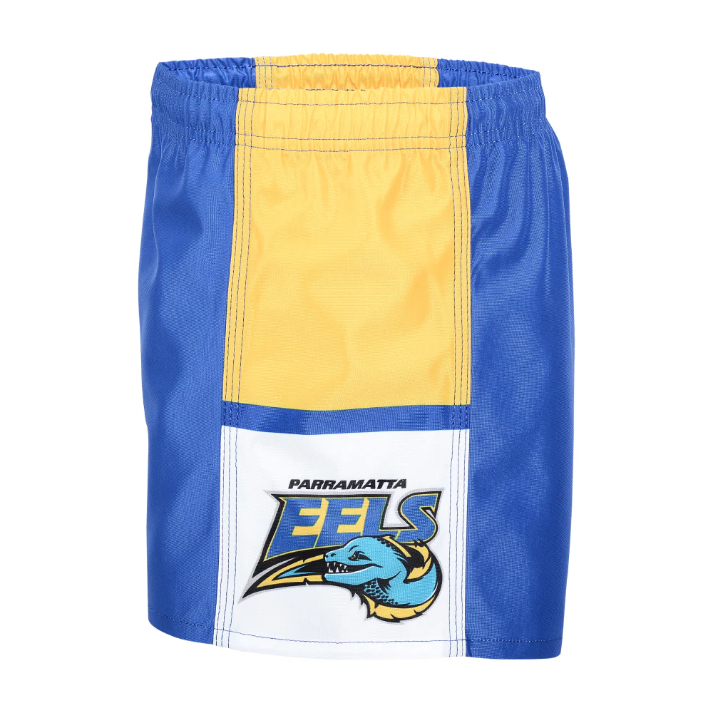 NRL Retro Supporter Shorts - Paramatta Eels 2001 - Adult - Mens - Image 2