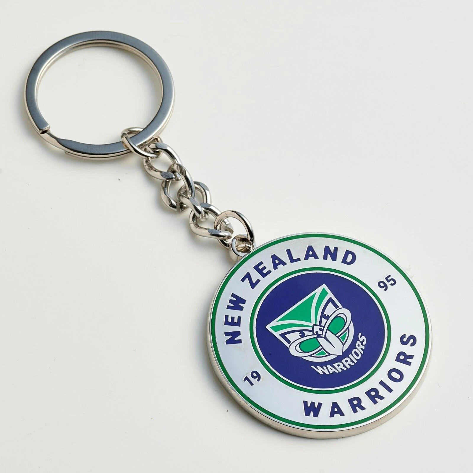 NRL Round Key Ring - New Zealand Warriors - Keyring - Rugby League - TROFE
