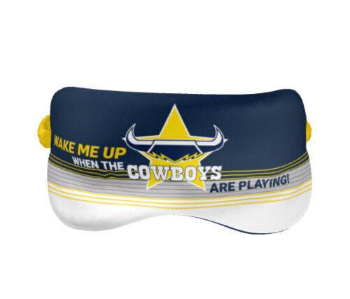 NRL Sleep Mask - North Queensland Cowboys - Reversible - Washable - One Size - Image 2