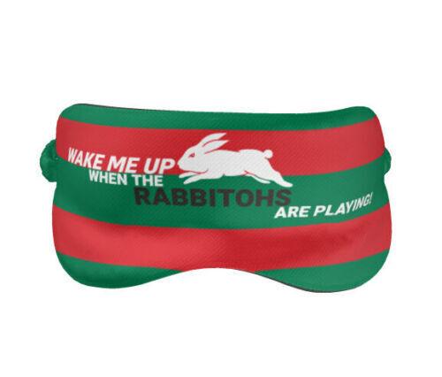 NRL Sleep Mask - South Sydney Rabbitohs - Reversible - Washable - One Size - Image 3