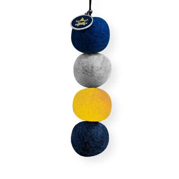 NRL Smelly Balls Set - North Queensland Cowboys - Re-useable Car Air Freshener - Image 2