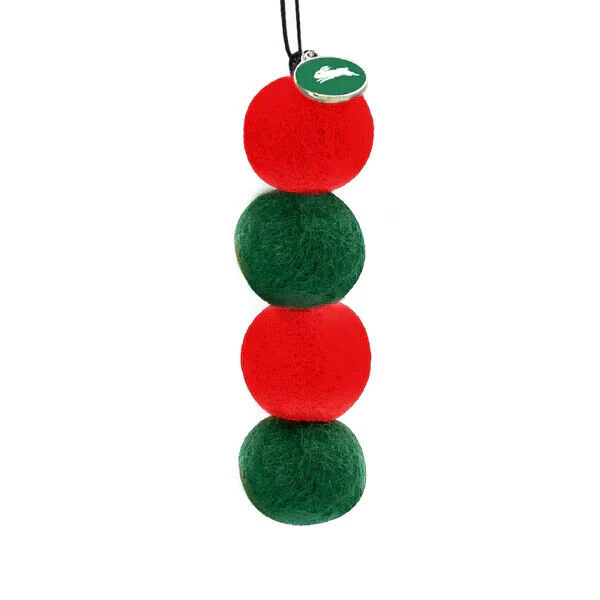 NRL Smelly Balls Set - South Sydney Rabbitohs - Re-useable Car Air Freshener - Image 2