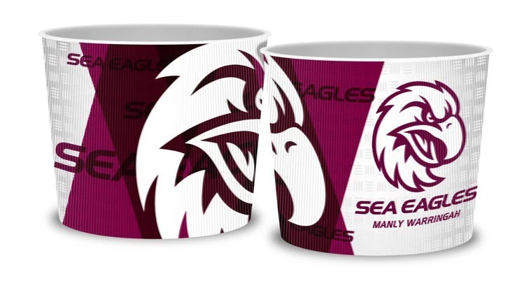 NRL Snack Bowl - Manly Sea Eagles - Lenticular - Image 2