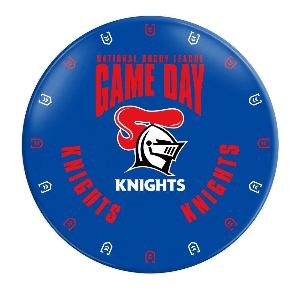 NRL Snack Plate - Newcastle Knights - 20cm diameter - Melamine - Single - Image 2