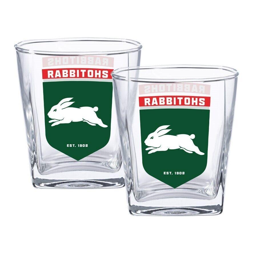 NRL Spirit Glass Set - South Sydney Rabbitohs - 250ml Cup - Set Of Two - Image 2
