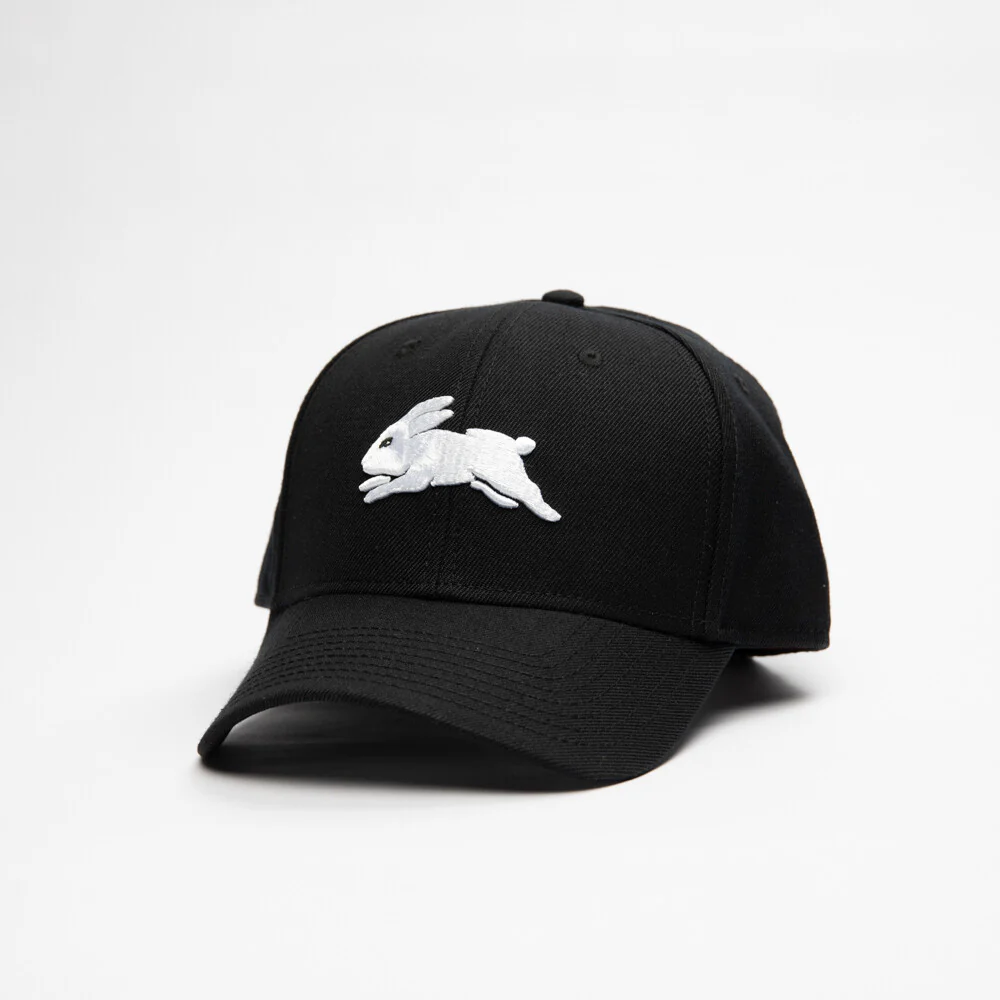NRL Stadium Cap - South Sydney Rabbitohs - Black - Hat - Adult