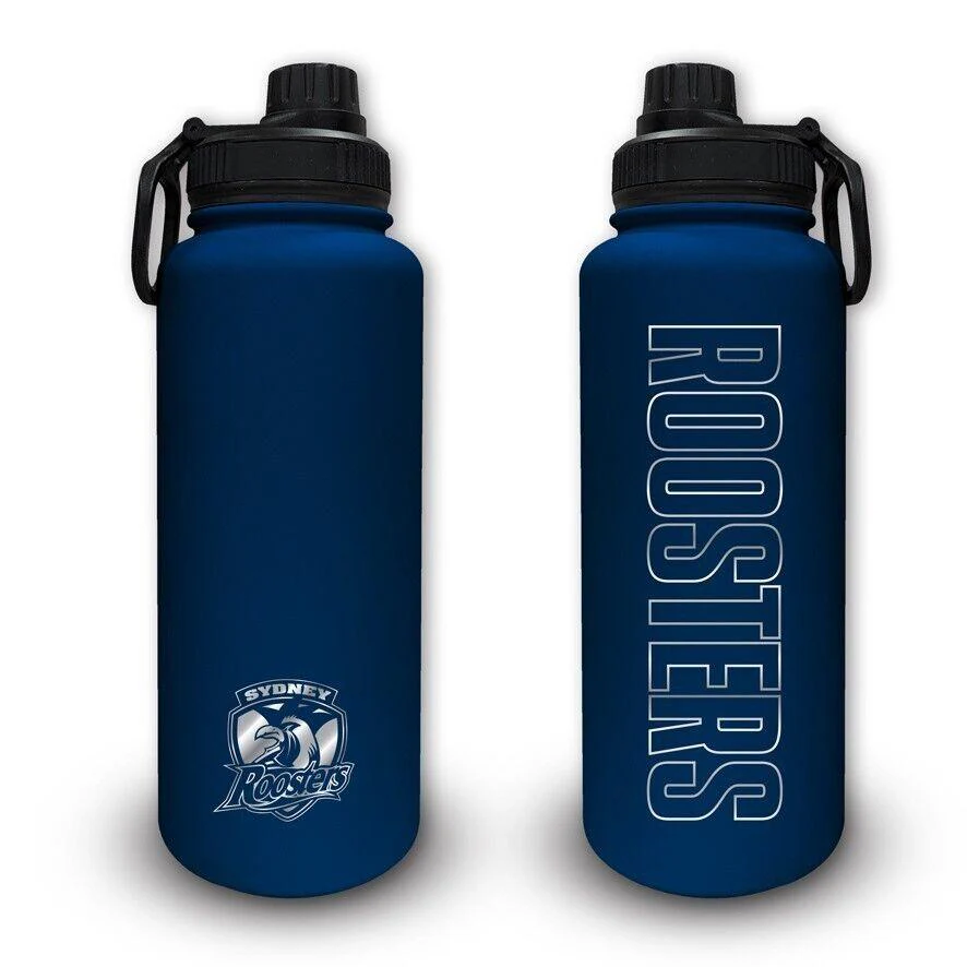 NRL Stainless Steel 960mL Drink Bottle - Sydney Roosters - Double Walled - Image 2