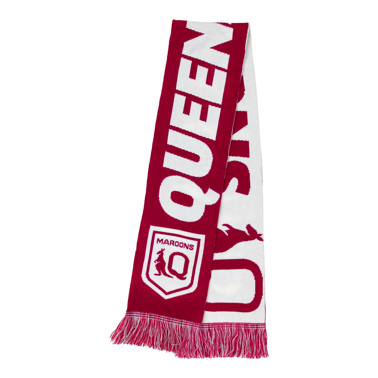 NRL State of Origin Defender Scarf - Queensland Maroons - QLD - Maroon - Image 2