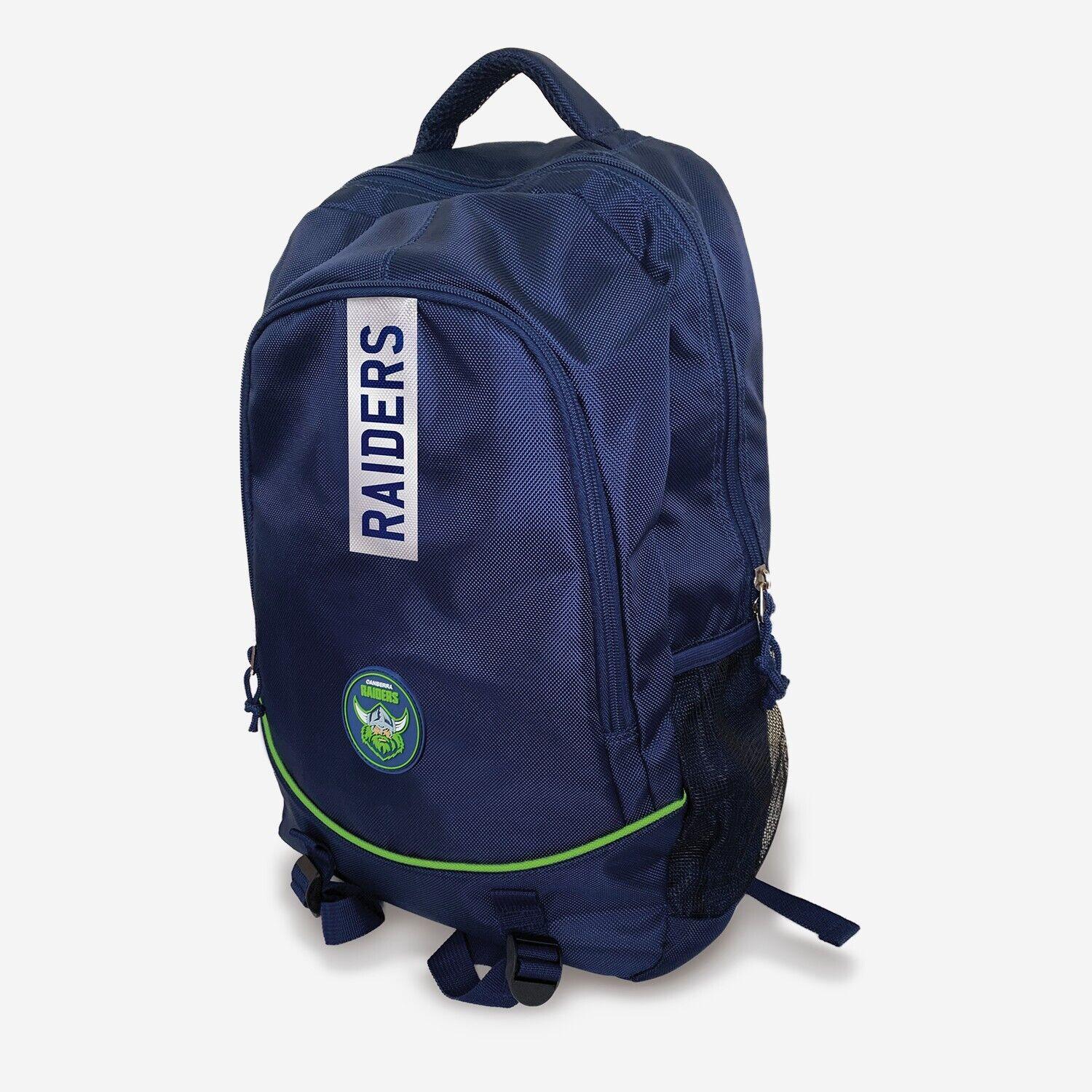 NRL Stirling Backpack - Canberra Raiders - 49x32x12cm - Nylon Bag - Image 2