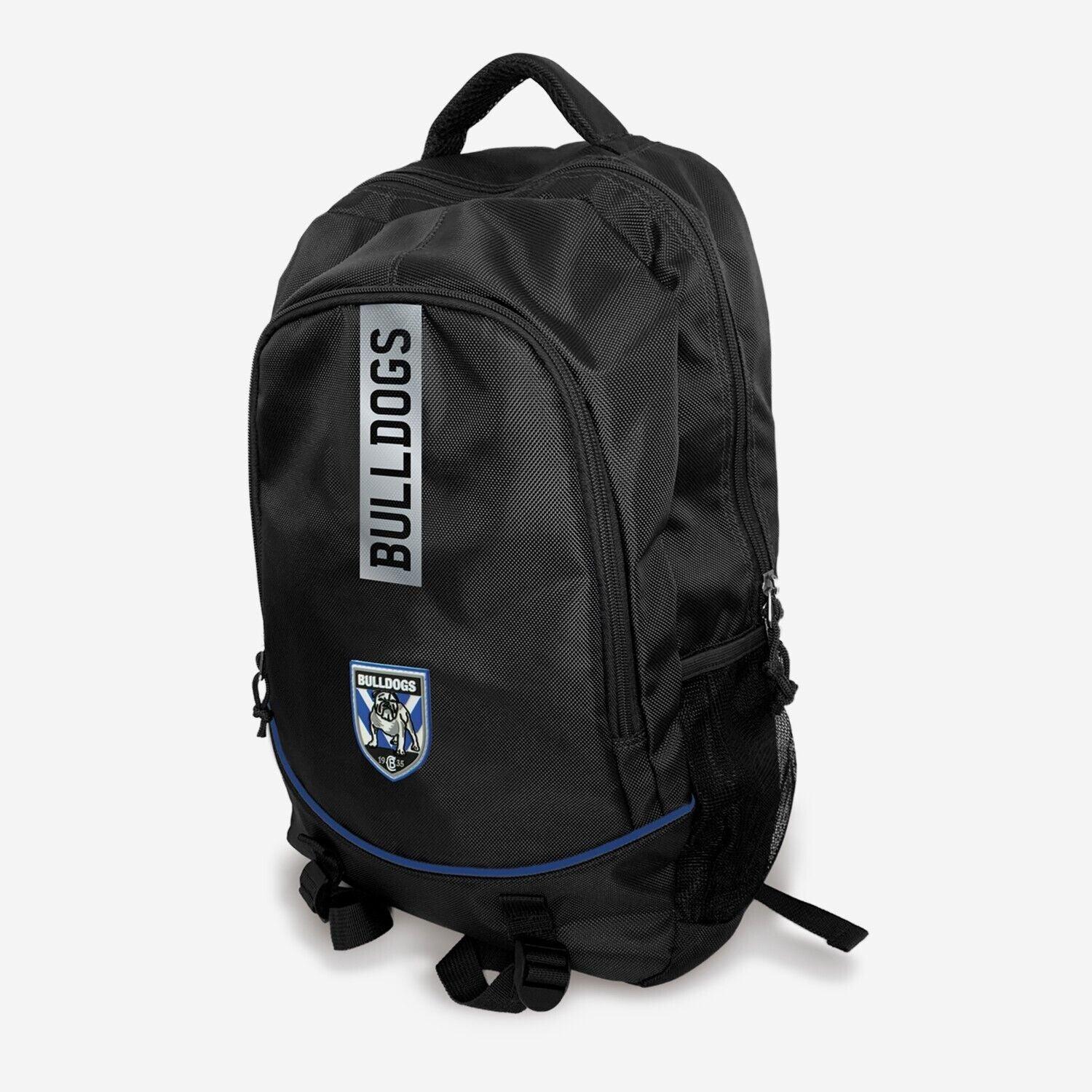 NRL Stirling Backpack - Canterbury Bulldogs - 49x32x12cm - Nylon Bag - Image 2