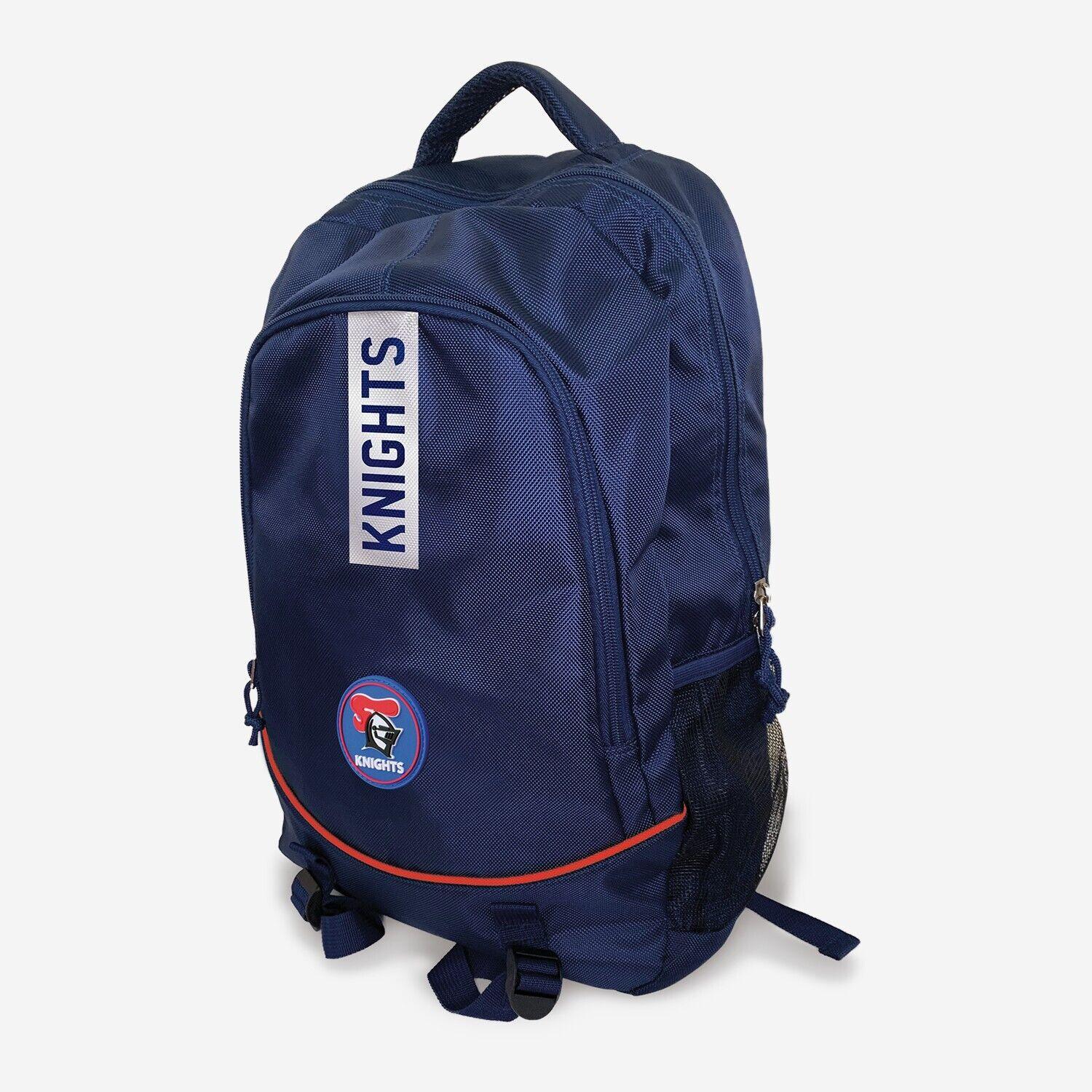 NRL Stirling Backpack - Newcastle Knights - 49x32x12cm - Nylon Bag - Image 2