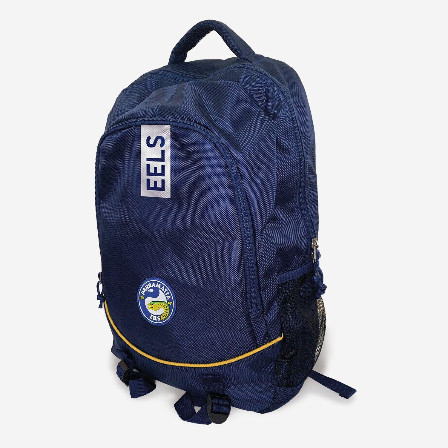 NRL Stirling Backpack - Paramatta Eels - 49x32x12cm - Nylon Bag - Image 2