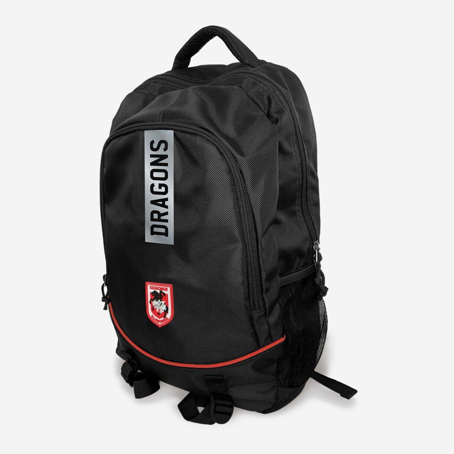 NRL Stirling Backpack - St George Illawarra Dragons - 49x32x12cm - Nylon Bag - Image 2