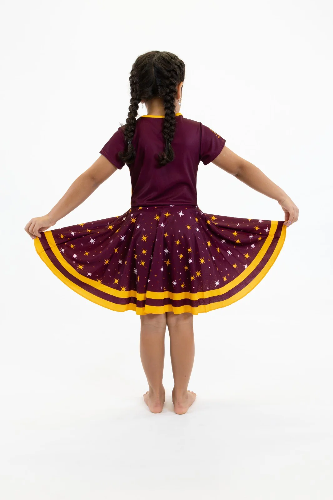NRL Superstar Dress - Brisbane Broncos - Girls - Toddler - Kid - Image 3