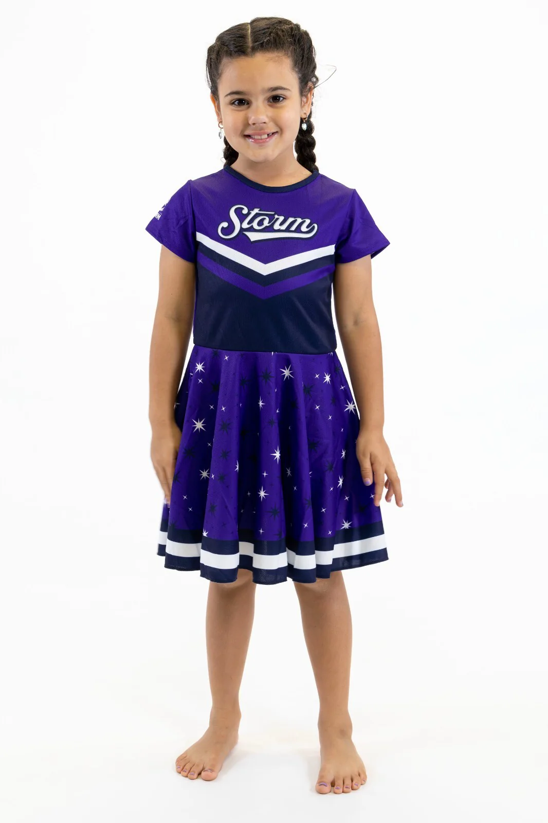 NRL Superstar Dress - Melbourne Storm - Girls - Toddler - Kid