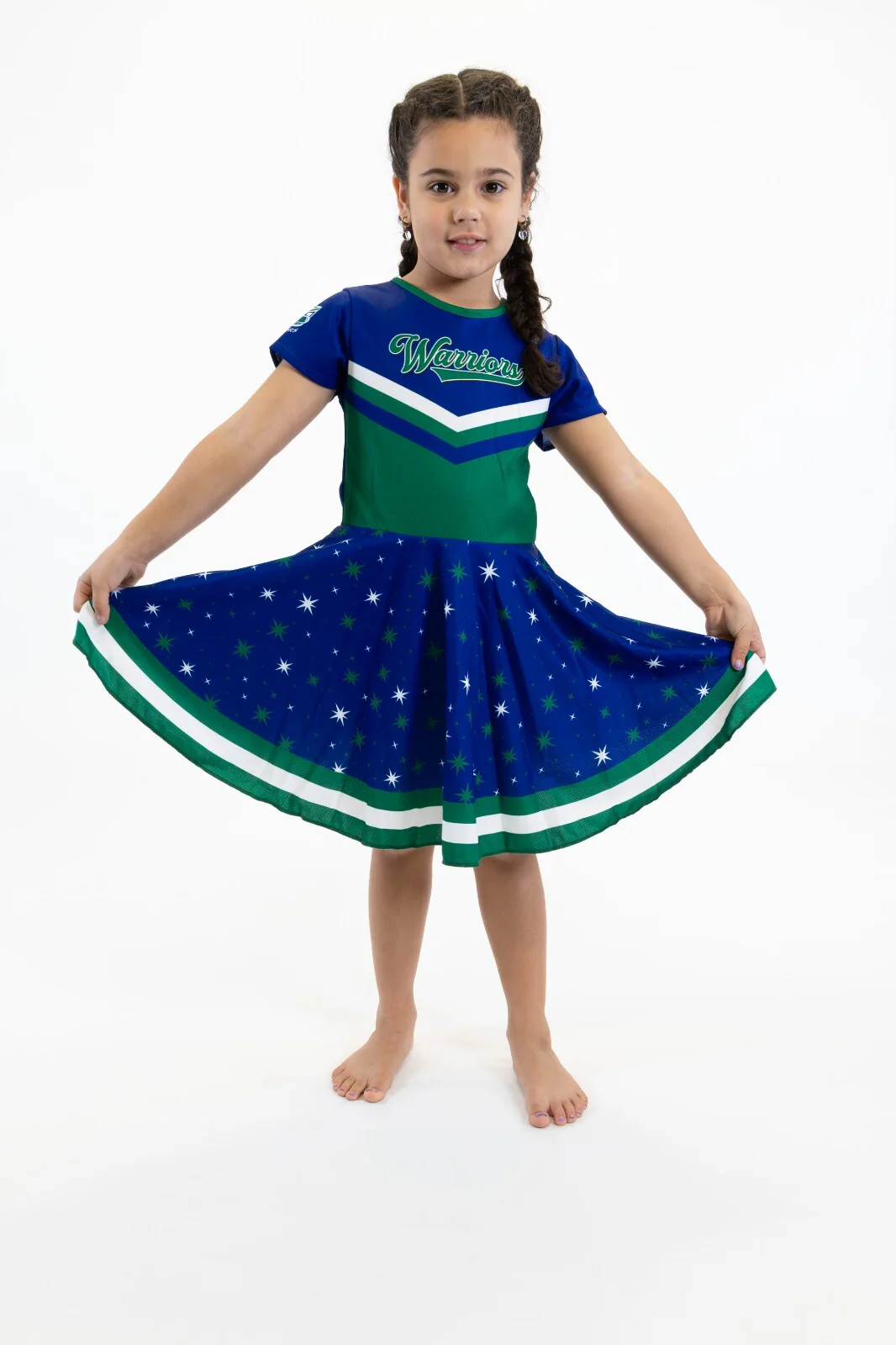 NRL Superstar Dress - New Zealand Warriors - Girls - Toddler - Kid - Image 2