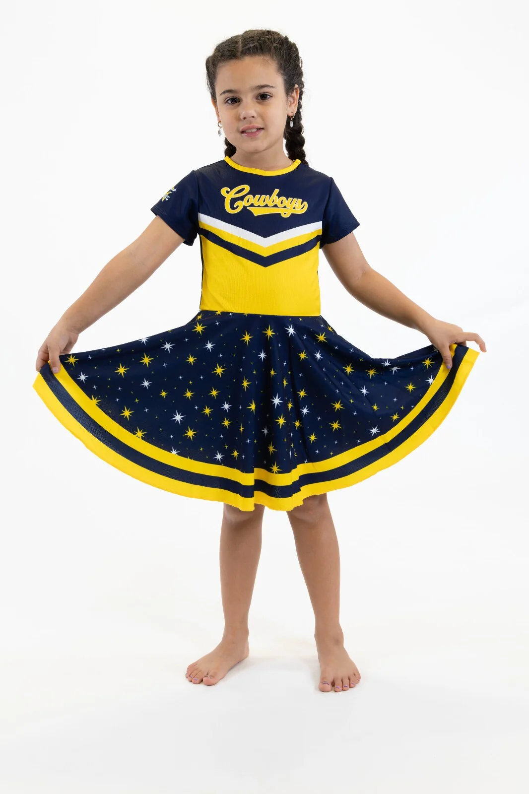 NRL Superstar Dress - North Queensland Cowboys - Girls - Toddler - Kid - Image 2