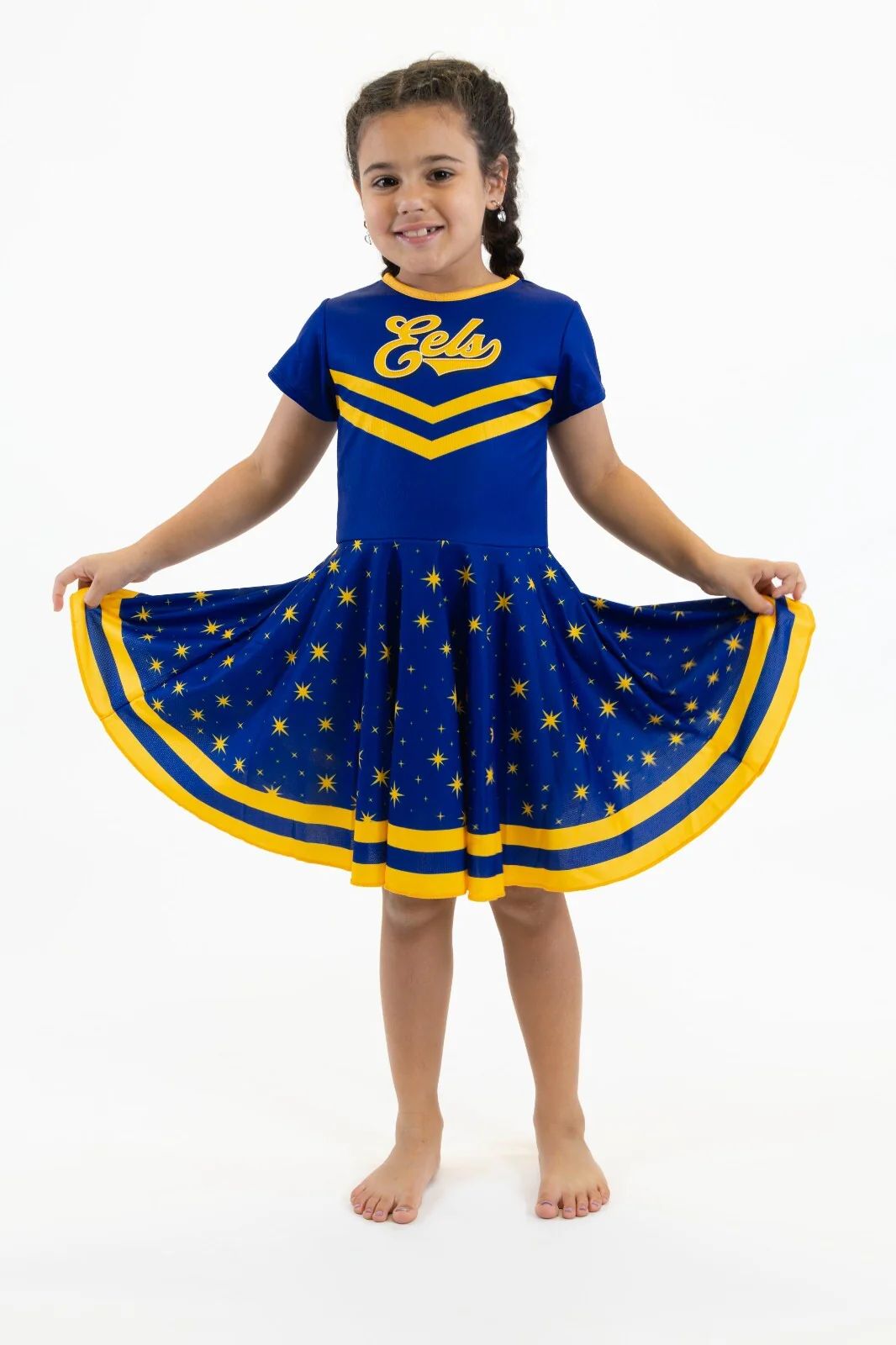 NRL Superstar Dress - Parramatta Eels - Girls - Toddler - Kid - Image 2