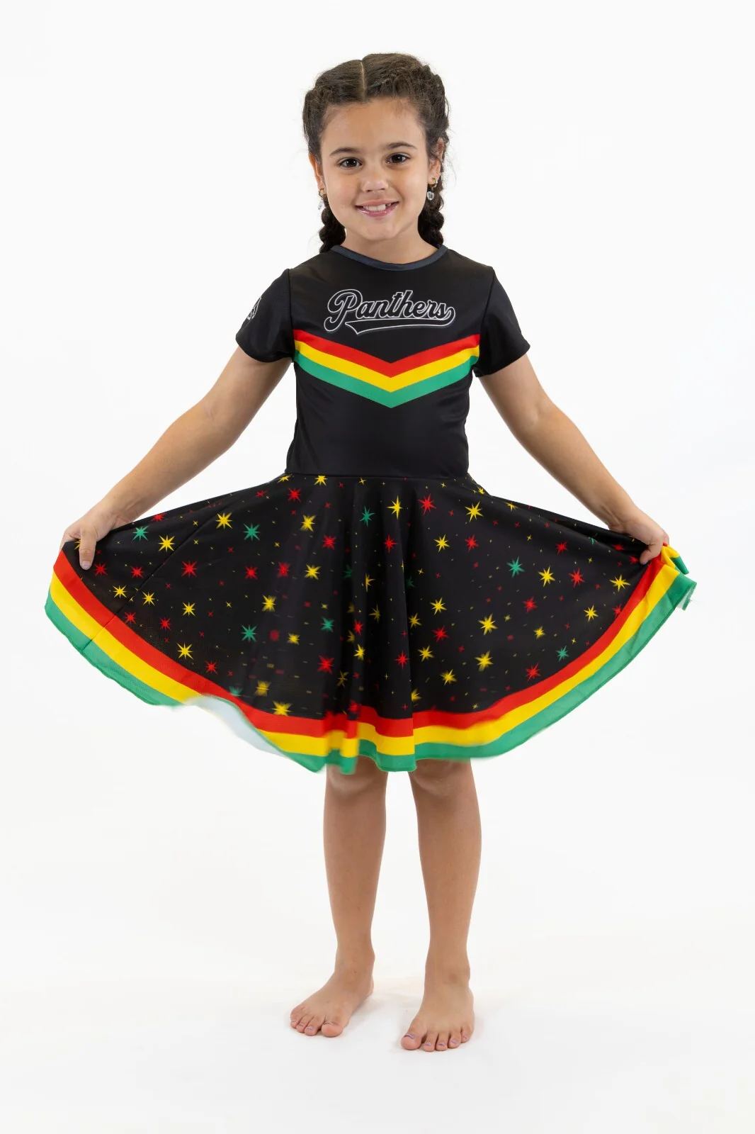 NRL Superstar Dress - Penrith Panthers - Girls - Toddler - Kid - Image 2