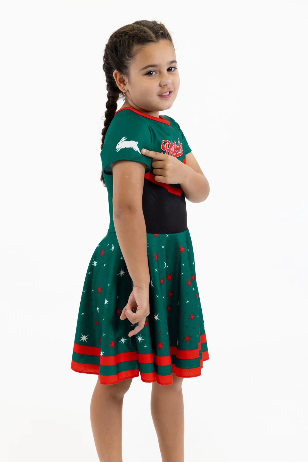 NRL Superstar Dress - South Sydney Rabbitohs - Girls - Toddler - Kid