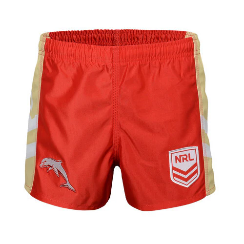 NRL Supporter Footy Shorts - Dolphins - Adults