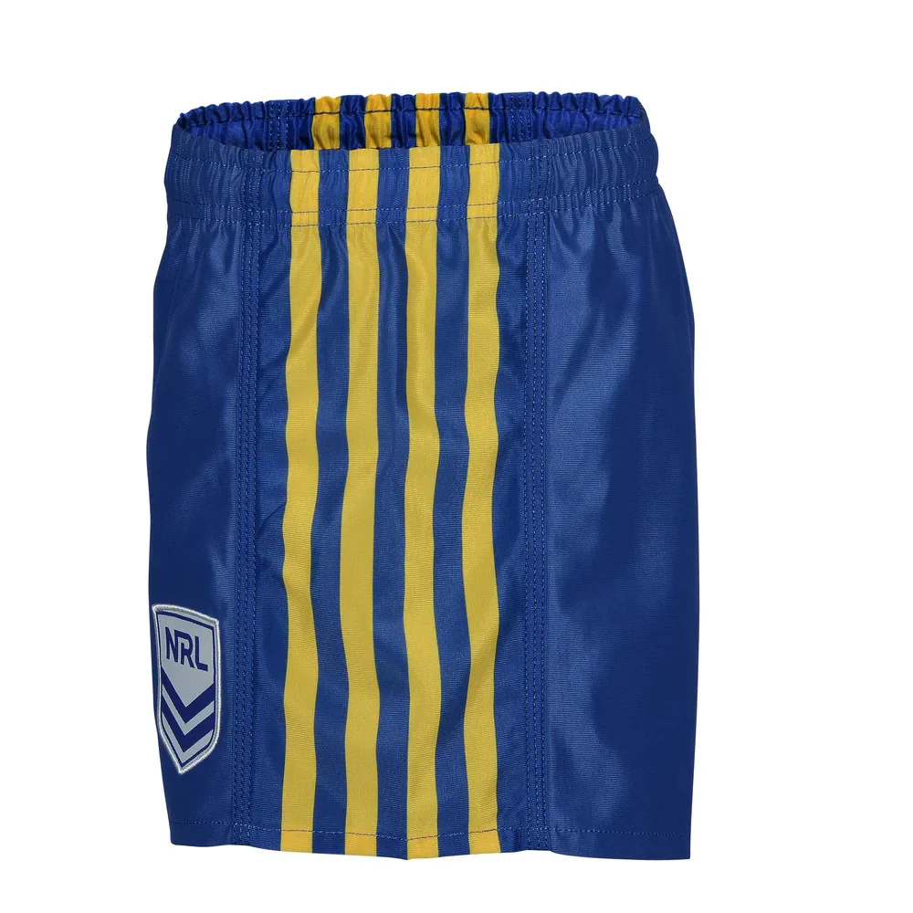 NRL Supporter Footy Shorts - Parramatta Eels - Kids Youth Adults - Image 2