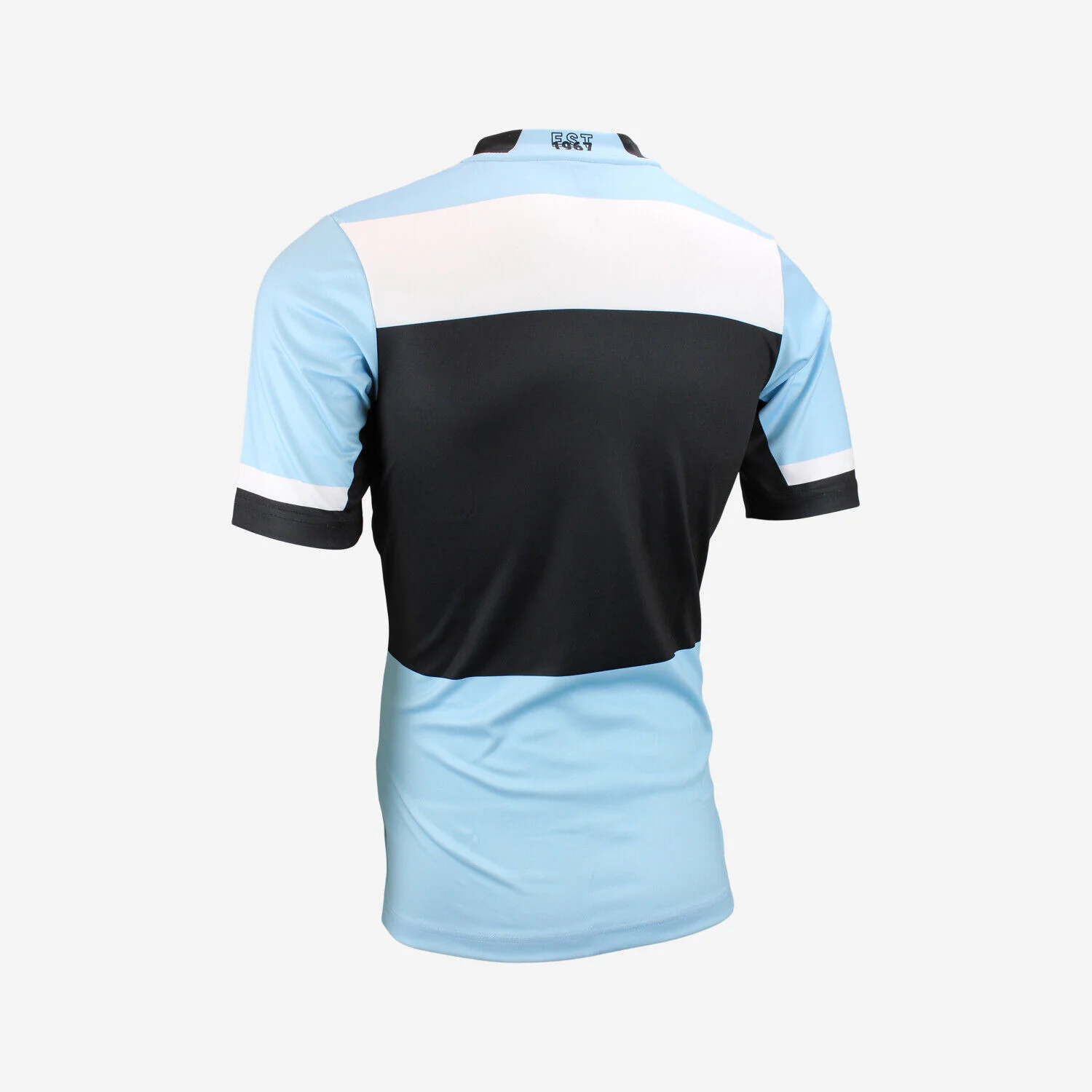 NRL Supporter Jersey - Cronulla Sharks - Adult - Mens - BLACK AND WHITE BACK - Image 2