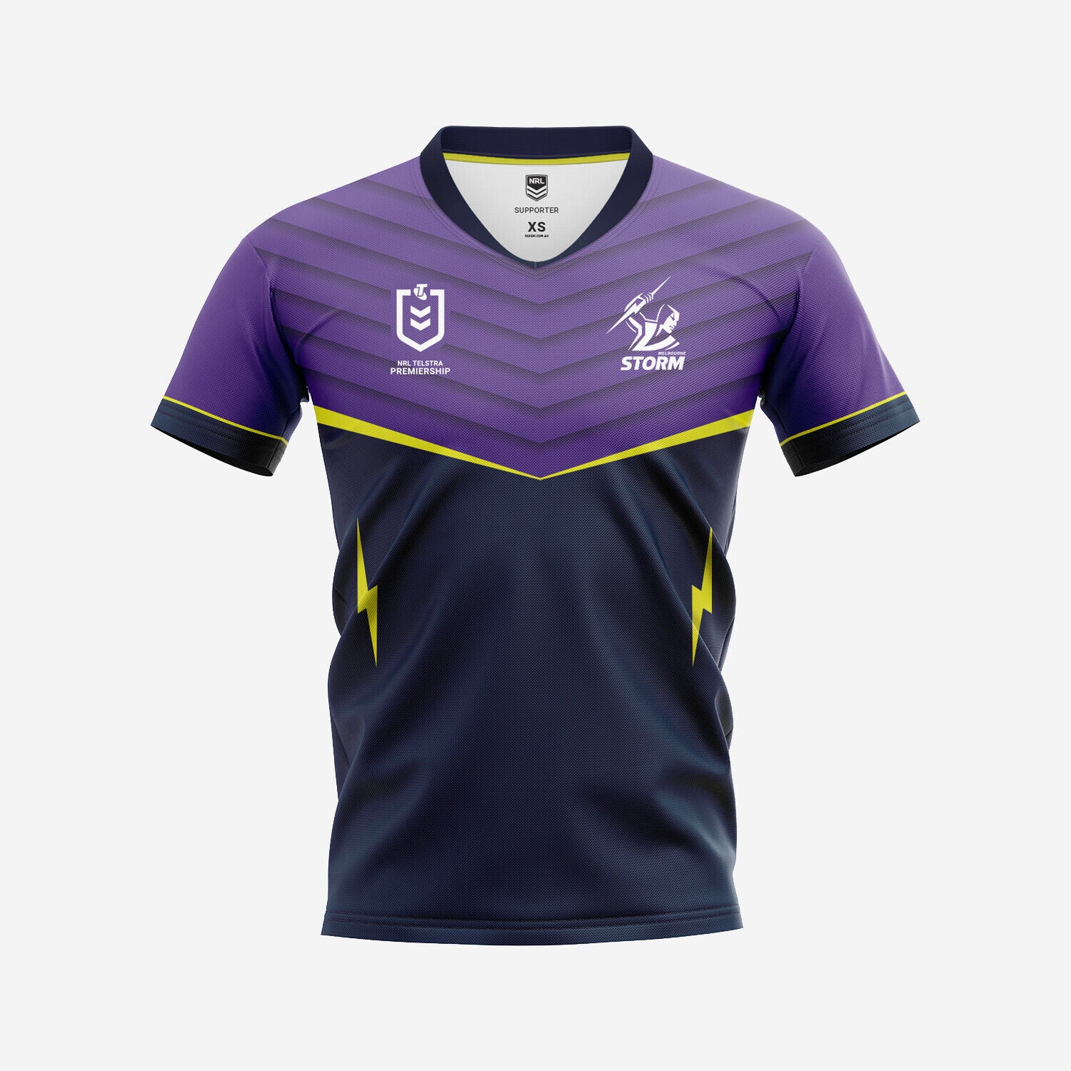 NRL Supporter Jersey - Melbourne Storm - Adult - Mens - TOP LINES