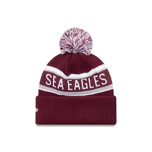 NRL Team Colours Beanie - Manly Sea Eagles - Adult - Unisex - Hat - Image 2
