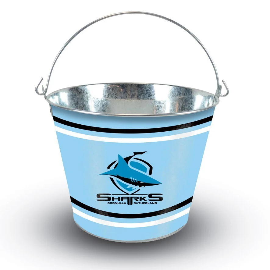NRL Team Ice Bucket - Cronulla Sharks - Bottle Opener - 5 Litres - Image 2