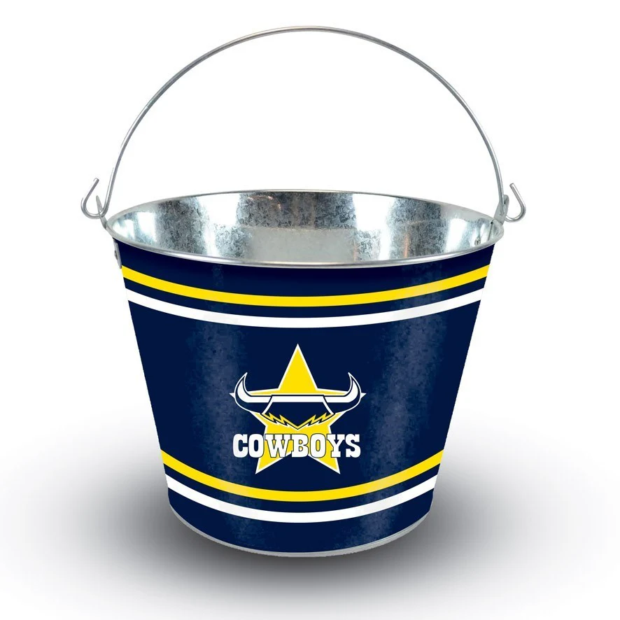 NRL Team Ice Bucket - North Queensland Cowboys - Bottle Opener - 5 Litres - Image 2
